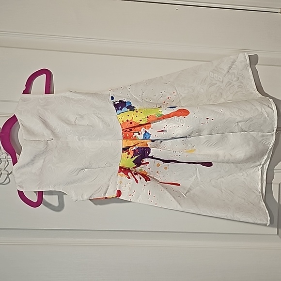 Kymidy "Paint Splatter," dress size 4 EUc worn 1 time - Picture 3 of 3